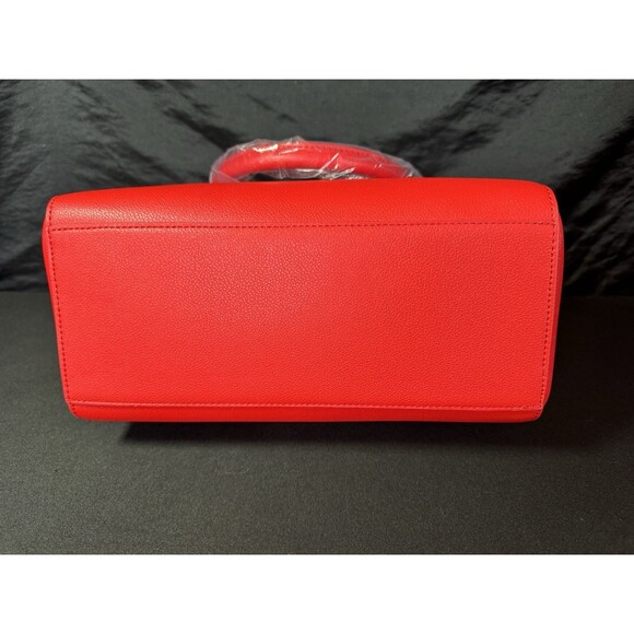 NWT Jessica Moore JM Red Tote Bag w/ Dustbag STYLE JN-220-RD 12"x15"x5" - Picture 6 of 8